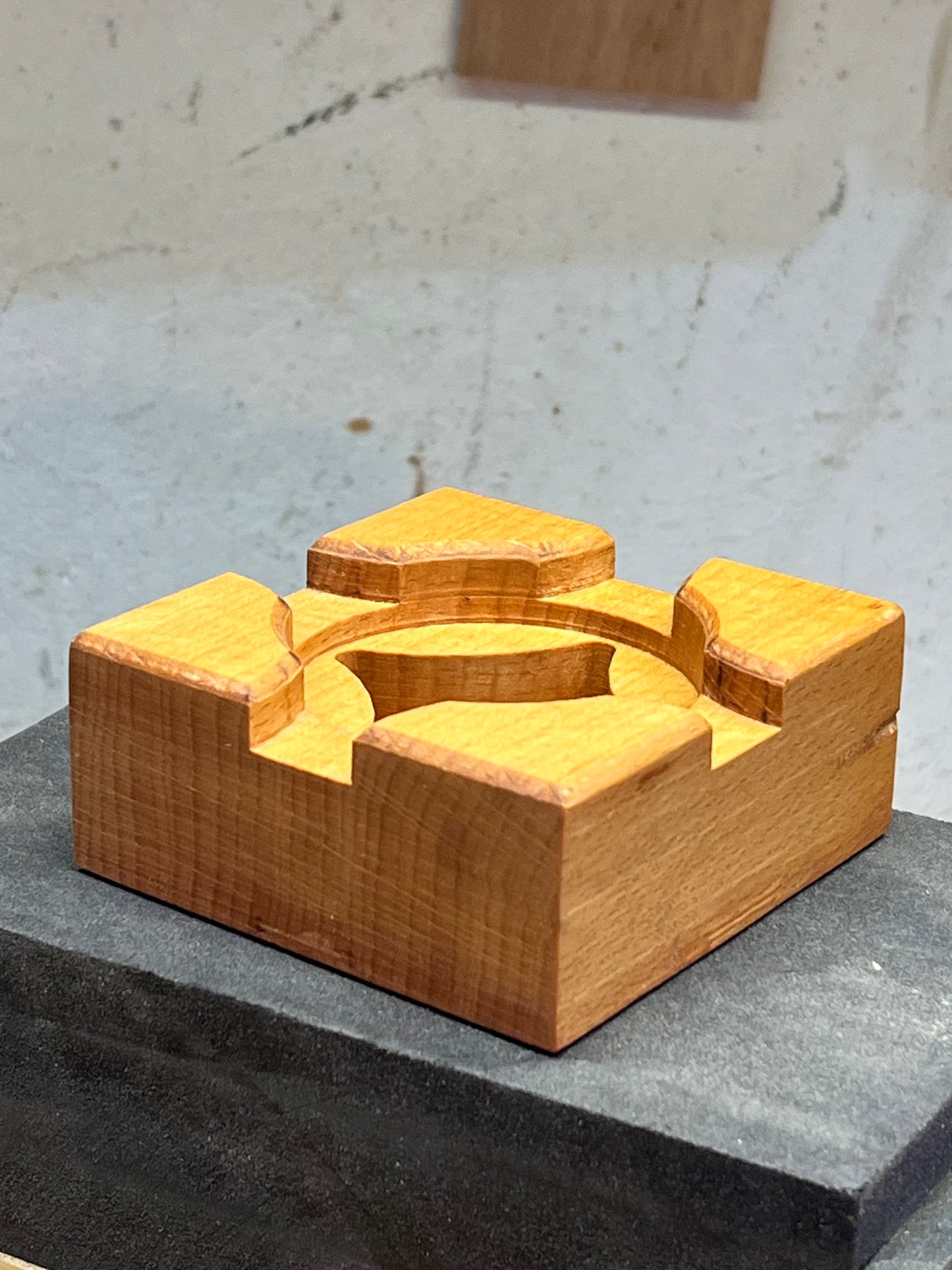 Aschenbecher Calssic - Buche