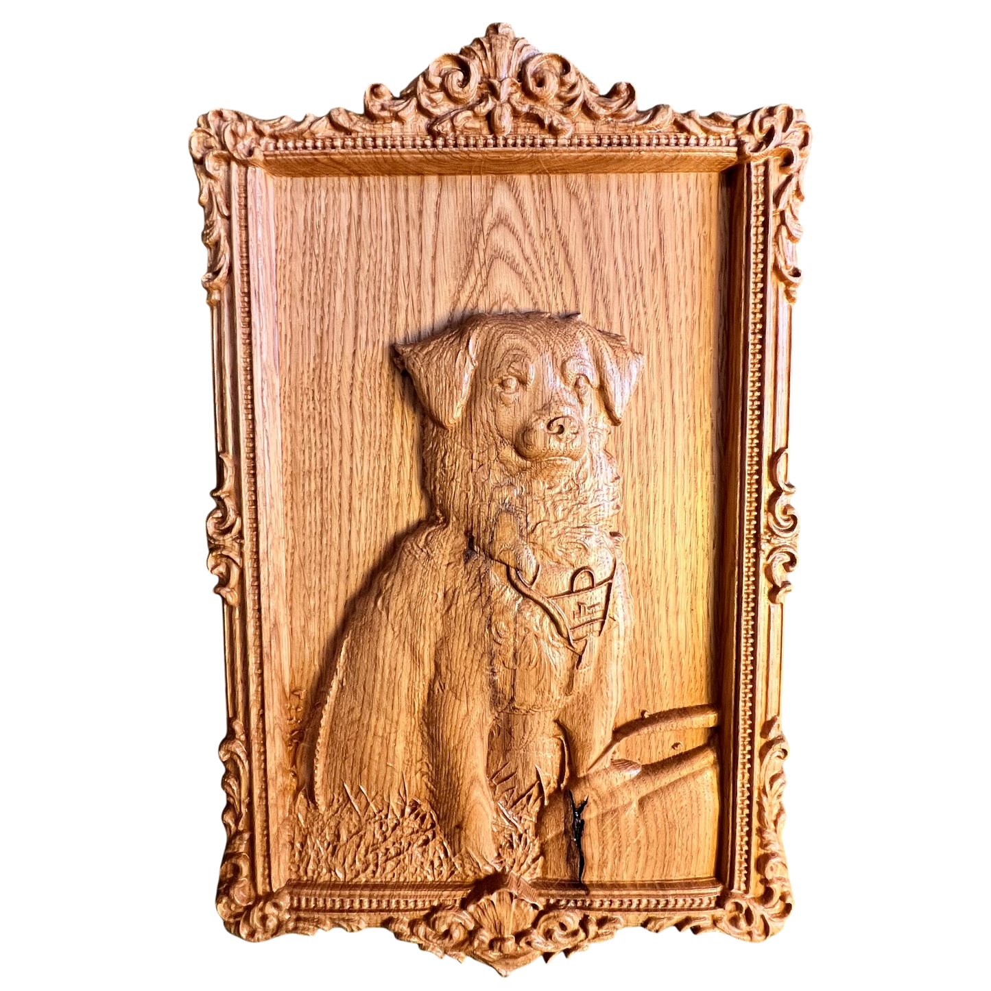 Personalisiertes Holzrelief mit Wunschmotiv – Hauptansicht | Sunwood Holzdesign