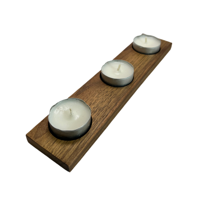 Kerzenhalter (3er Streifen) - Sunwood Holzdesign
