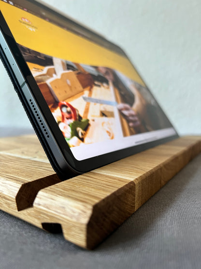 Tablet-Ständer „Oak“ - Sunwood Holzdesign