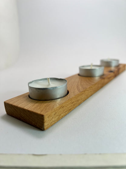 Kerzenhalter (3er Streifen) - Sunwood Holzdesign