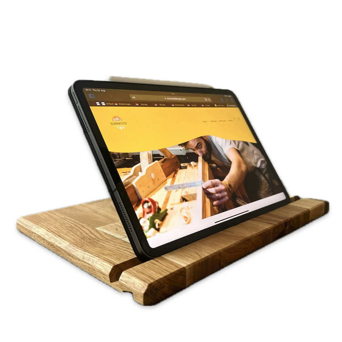 Tablet-Ständer „Oak“