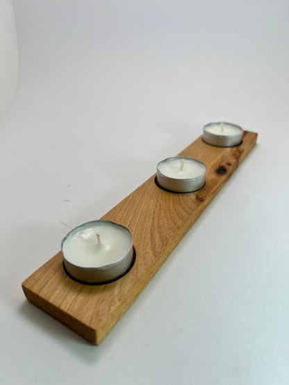 Kerzenhalter (3er Streifen) - Sunwood Holzdesign