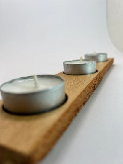 Kerzenhalter (3er Streifen) - Sunwood Holzdesign