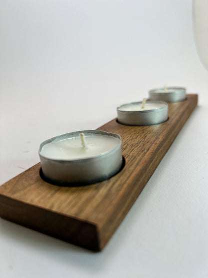 Kerzenhalter (3er Streifen) - Sunwood Holzdesign