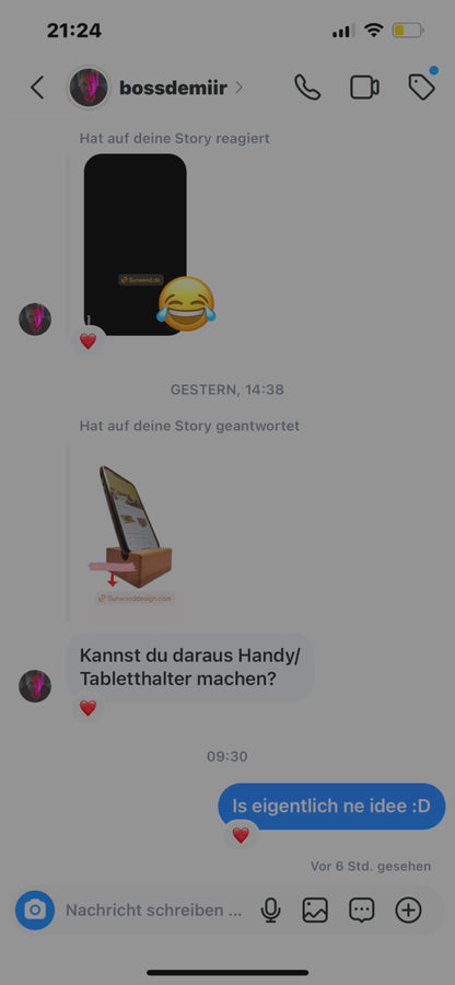 Tablet-Ständer „Oak“