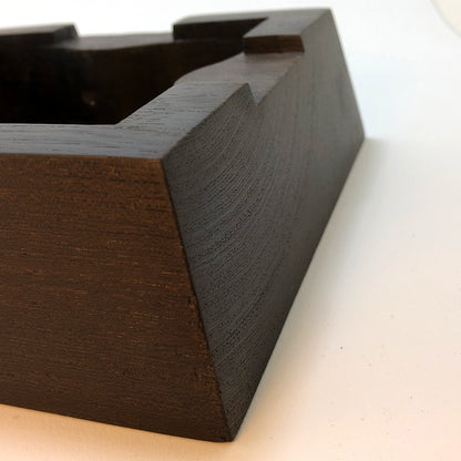Wengé Aschenbecher [Unikat] - Sunwood Holzdesign
