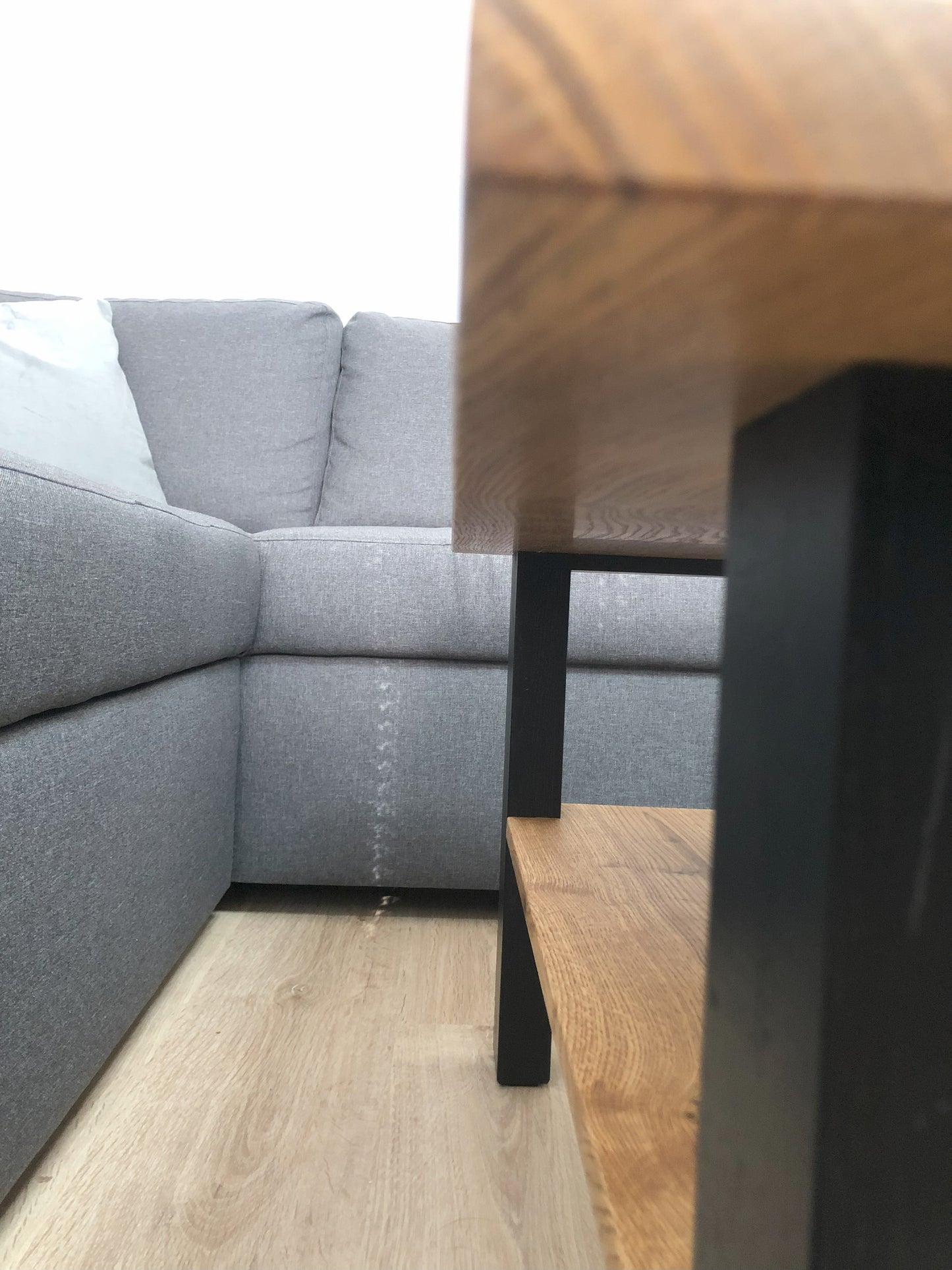 Couch-Tisch Eiche Massiv